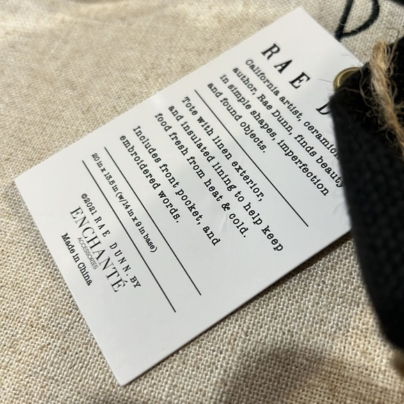 💛NWT Rae Dunn insulted tote💛 - Picture 5 of 5